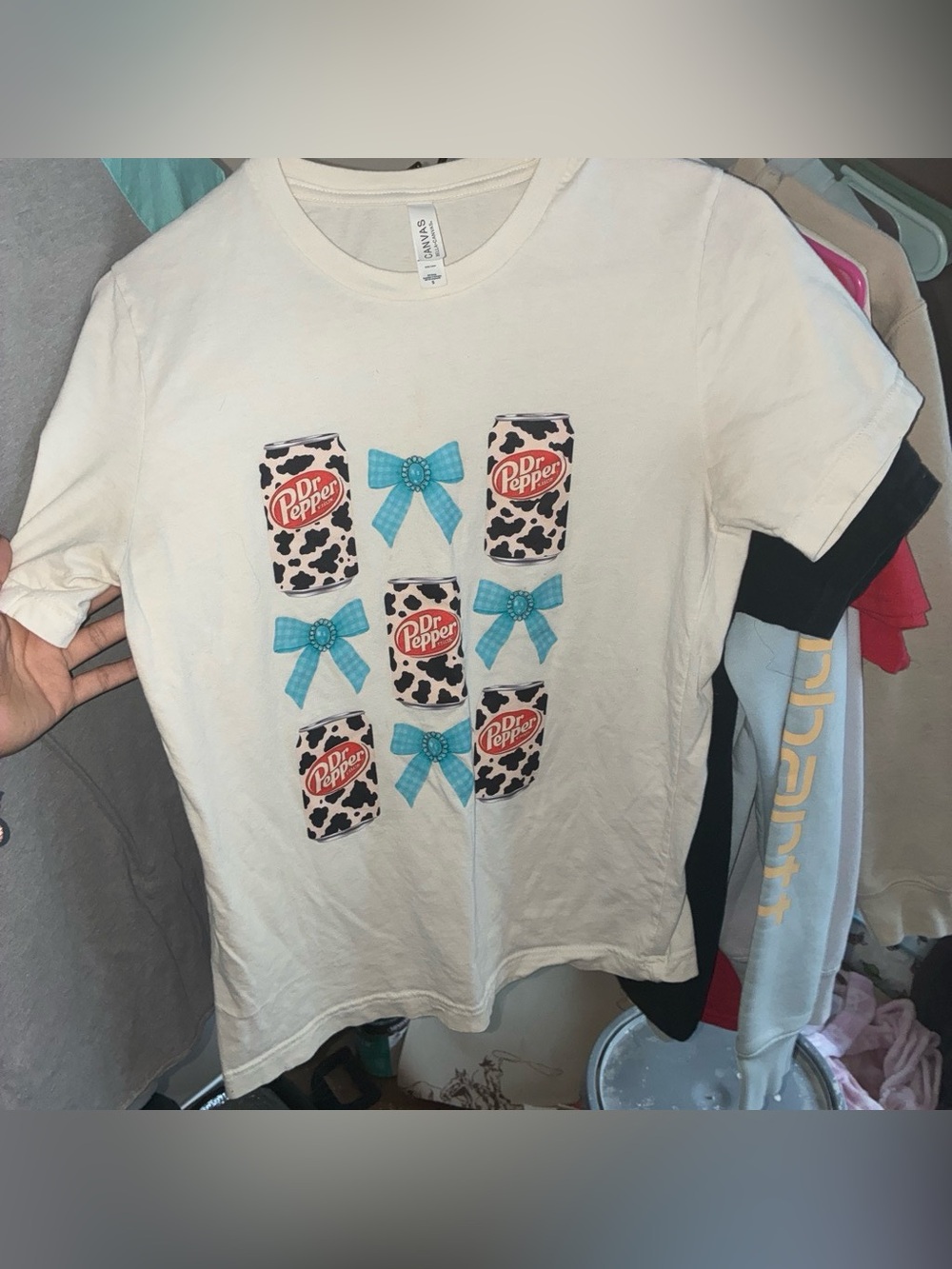Dr Pepper cow print shirt